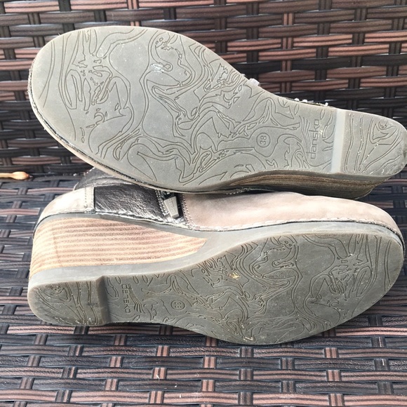 Dansko Shirley Tan Wedge bootie - Picture 3 of 12